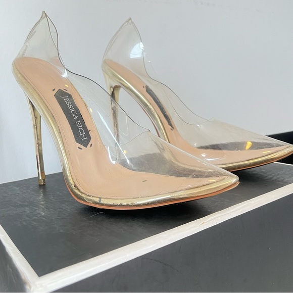 CLEAR JESSICA RICH HEELS - Picture 4 of 4